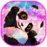 galaxy cute panda keyboard the android application logo